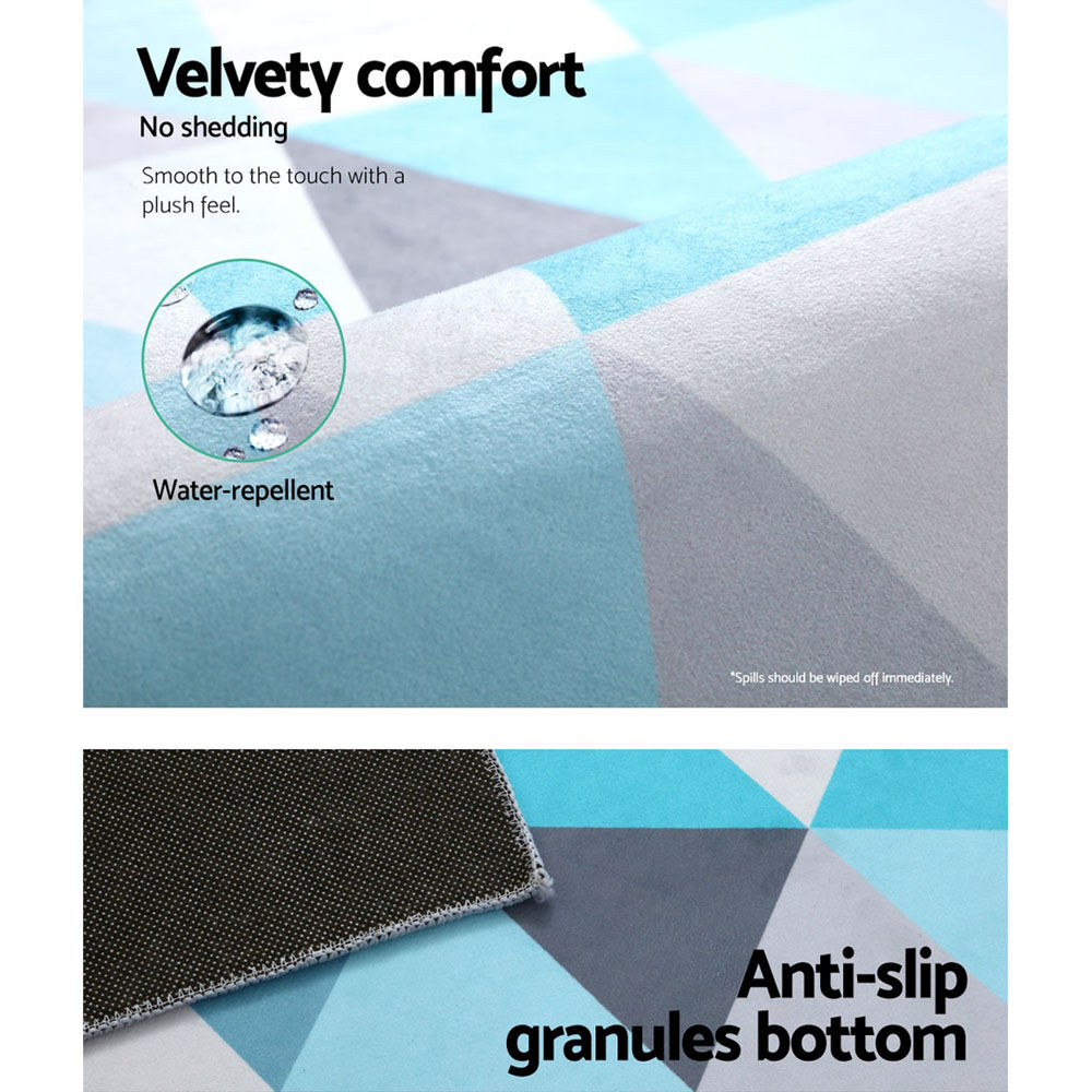 Artiss Rug 200x290cm Area Rug Large Carpet Soft Short Pile Modern Tria Price
