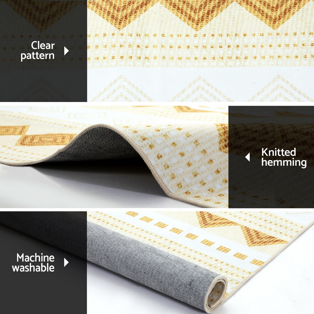 Artiss Rug 200x290cm Area Rug Washable Mat Large Carpet Soft Short Pile Ella Price