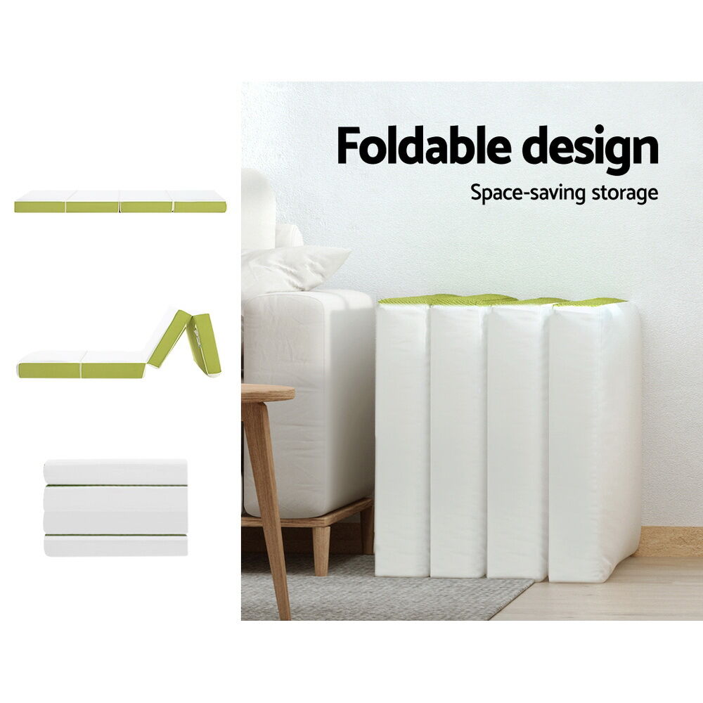 Giselle Bedding Foldable Mattress Folding Foam Single Green Price