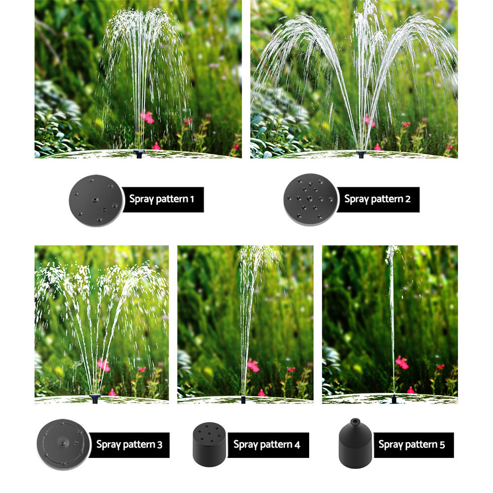 Solar Pond Pump with Battery LED Lights 4 FT Price