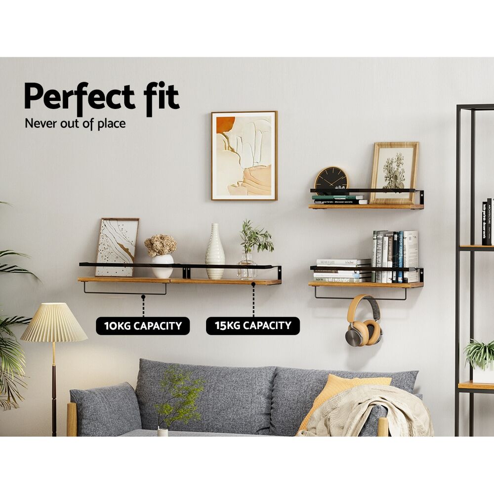 Artiss Floating Wall Shelf Set of 2 Price