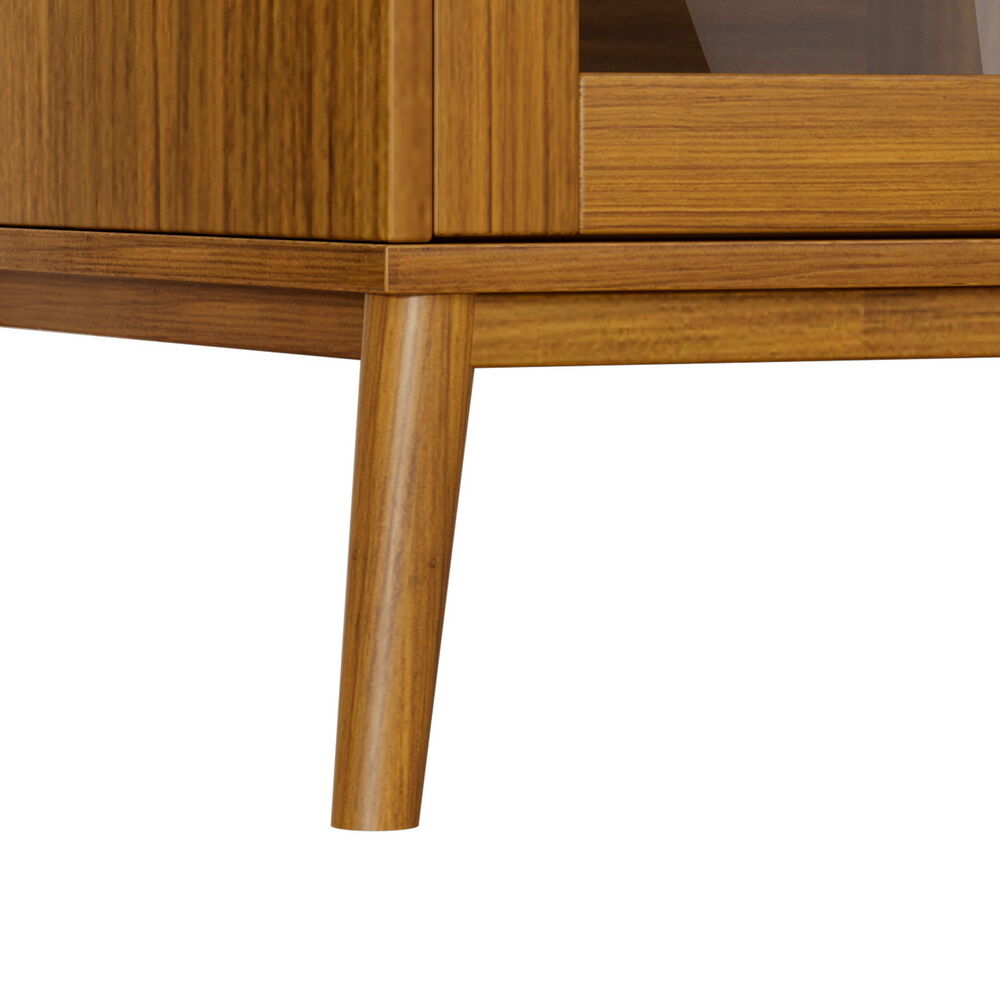 Buffet Sideboard Glass Doors - Oak Price