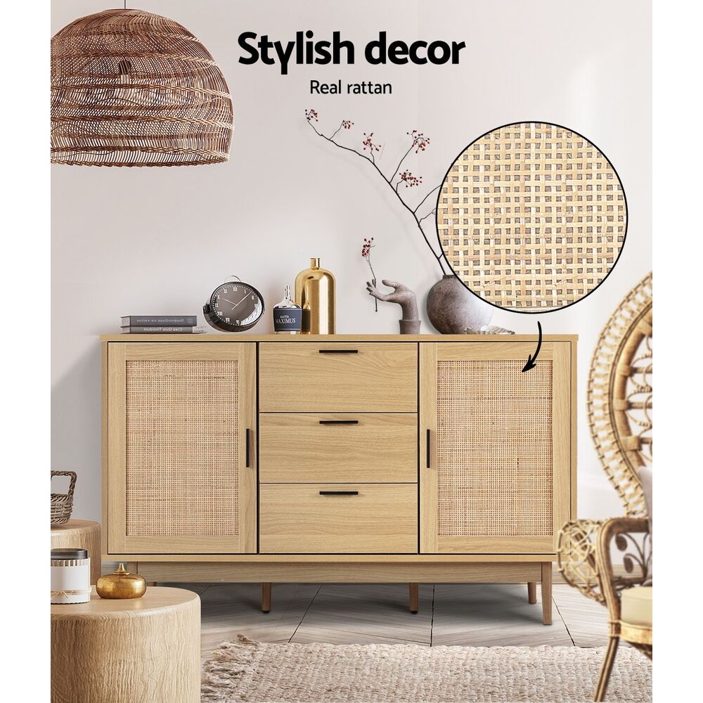 Artiss Rattan Buffet Sideboard - BRIONY Oak Price