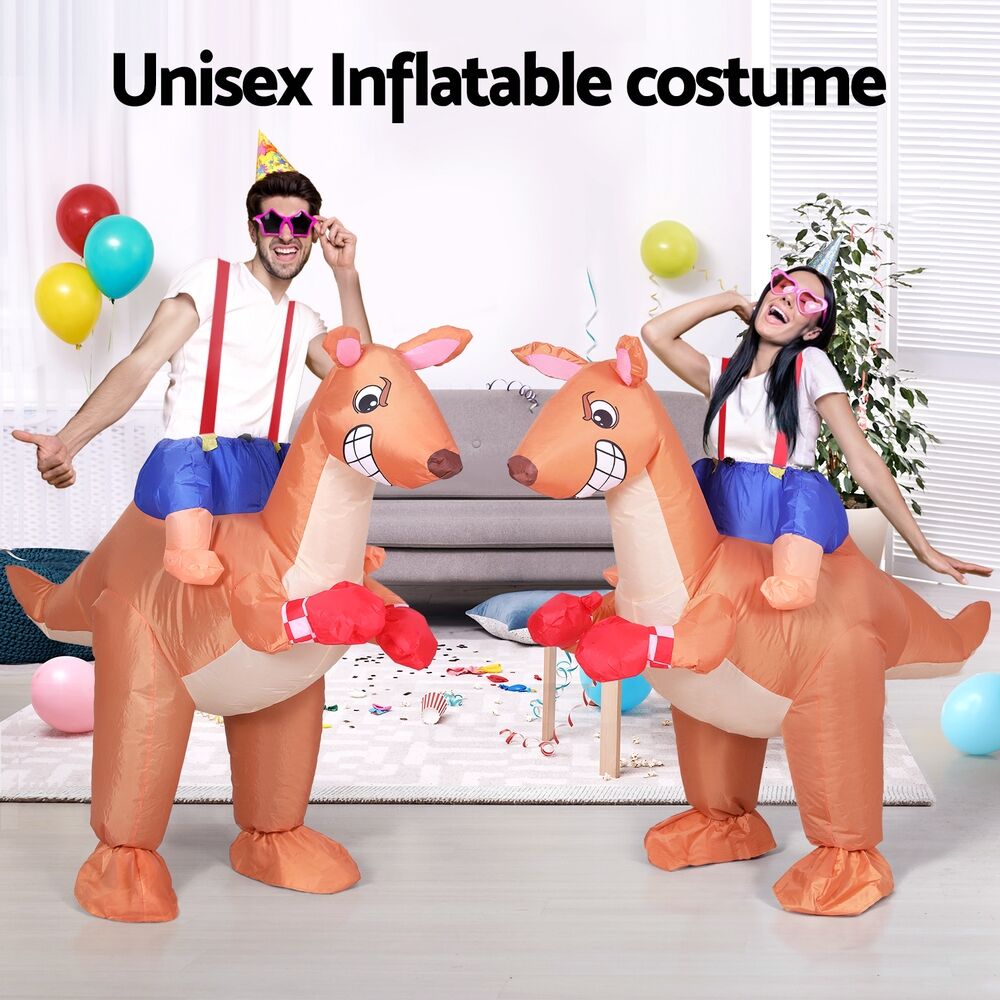 Inflatable Kangaroo Costume Adult Suit Blow Up Party Fancy Dress Halloween Cosplay Price