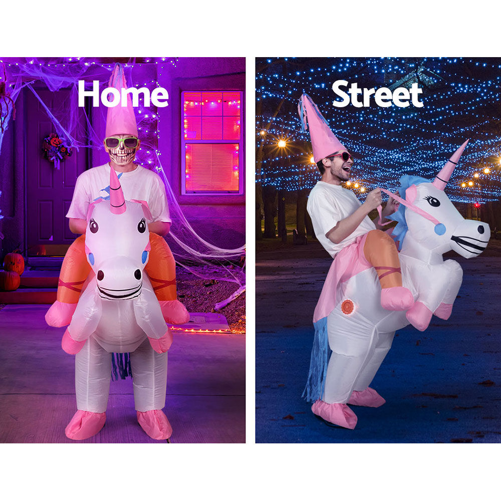 Inflatable Unicorn Costume Adult Suit Blow Up Party Fancy Dress Halloween Cosplay Price