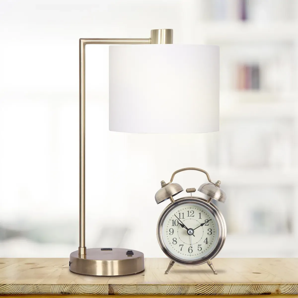 Sarantino Metal Task Lamp with USB Port Price