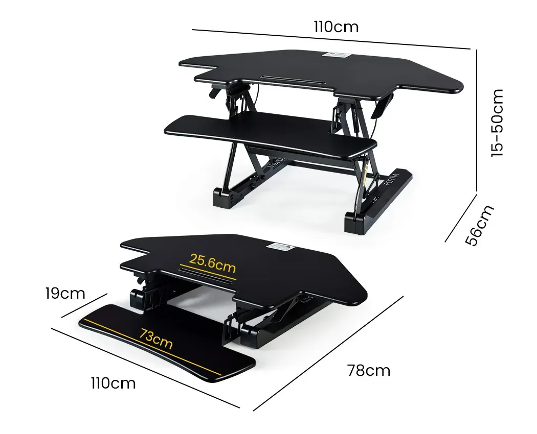 FORTIA Desk Riser Monitor Standing Stand For Corner Desk Adjustable Price