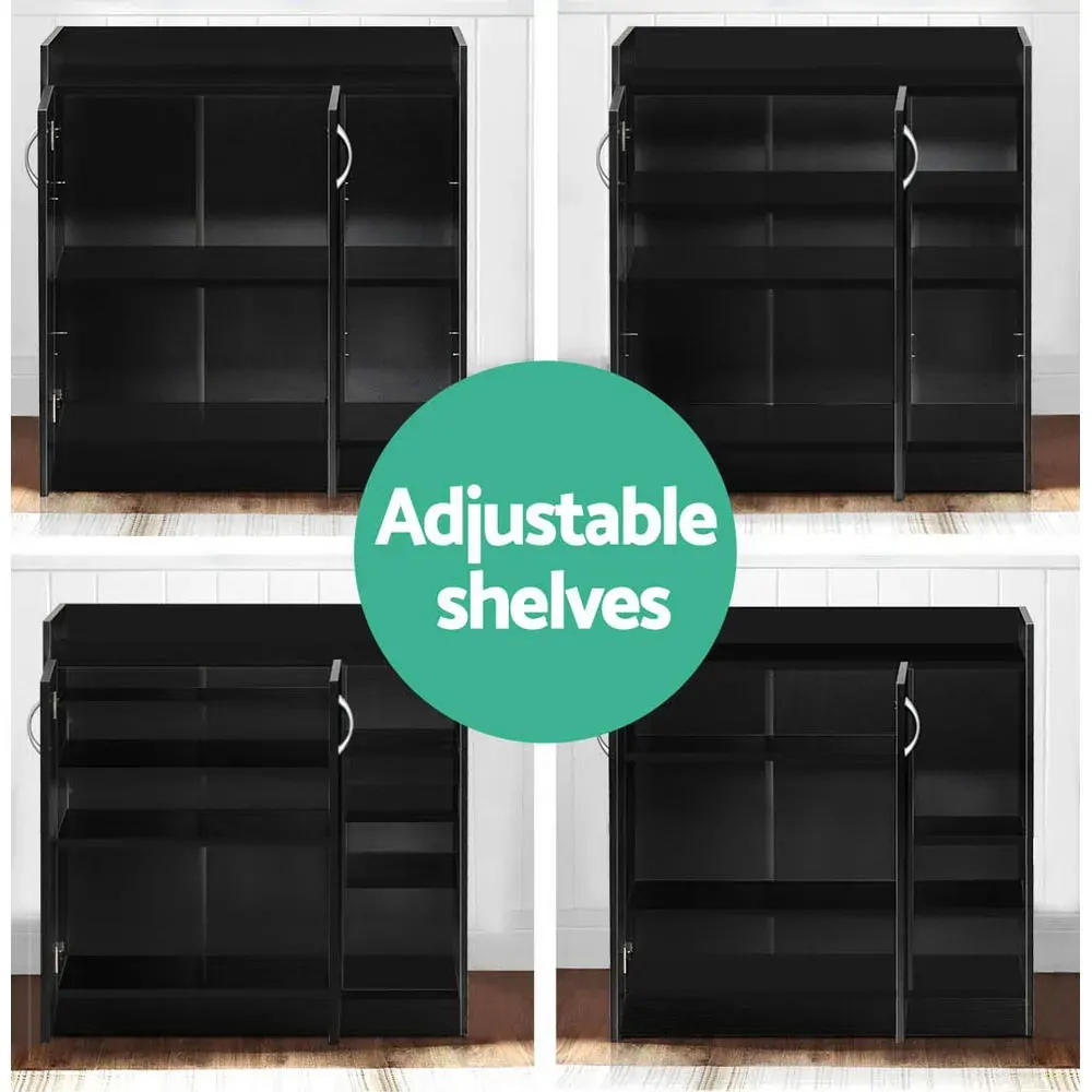 2 Doors Shoe Cabinet Storage Cupboard Price