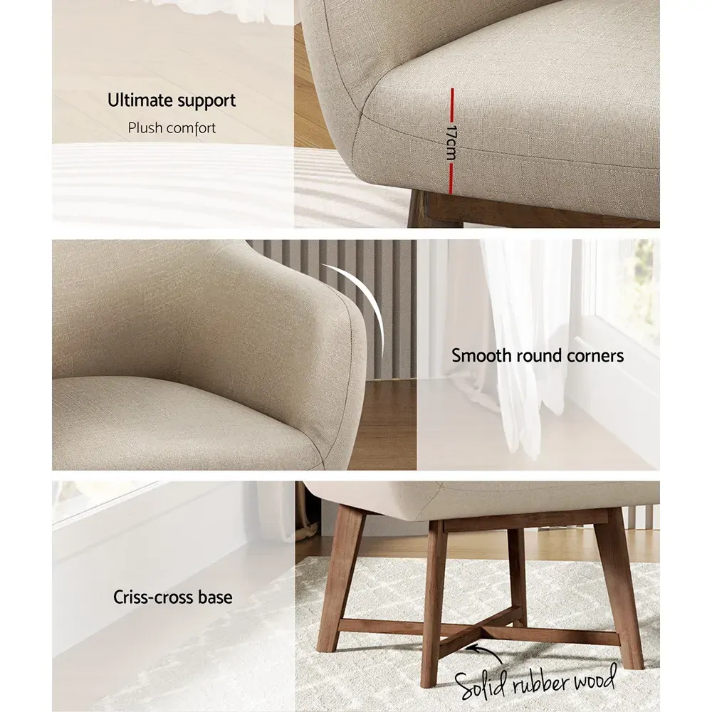 Fabric Tub Lounge Armchair Price