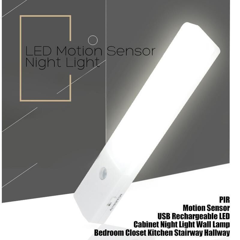 EL608 Rechargeable Infrared Motion Sensor Wall LED Night Light Torch Price