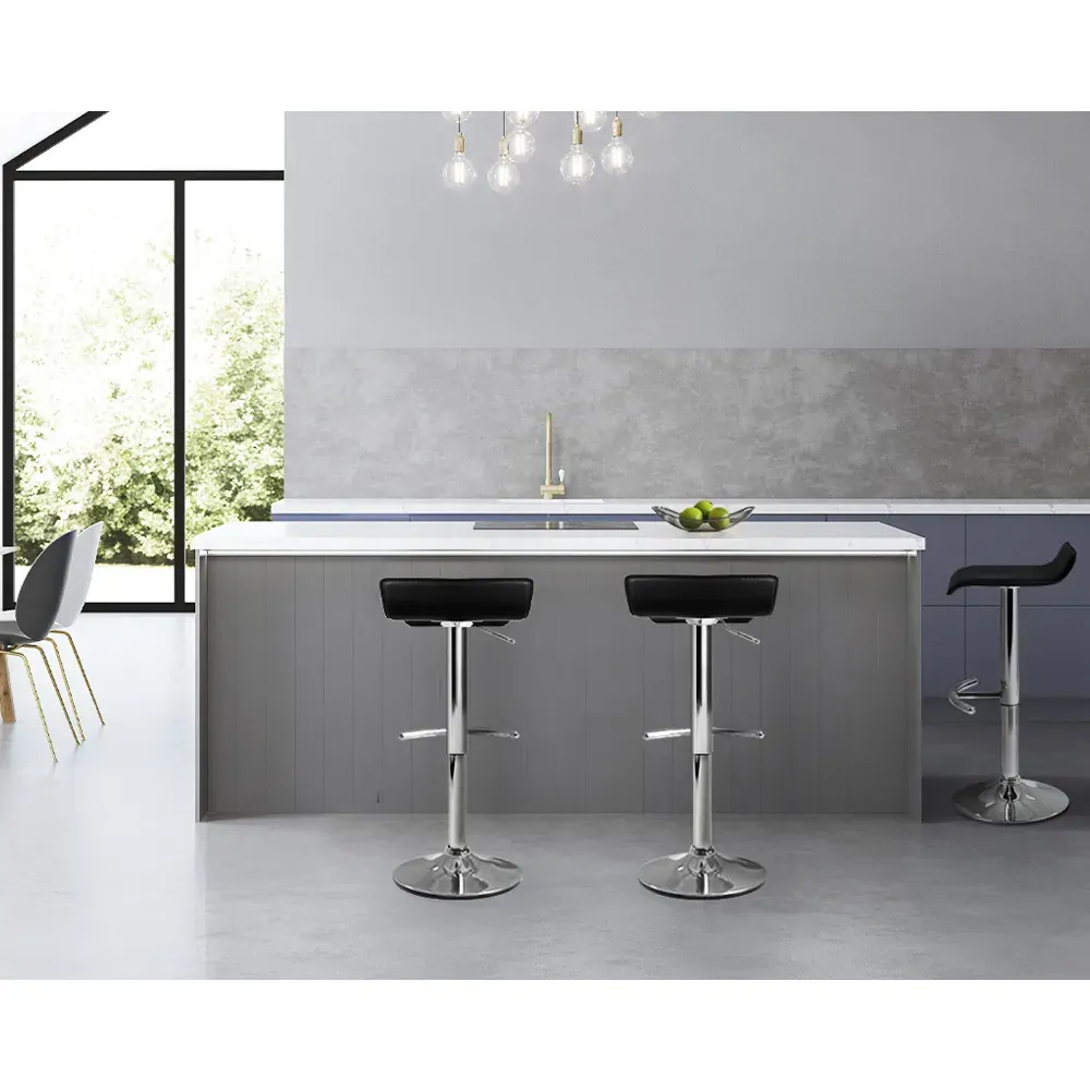 PU Leather Wave Style Bar Stools Price