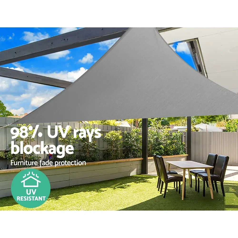 Sun Shade Sail Cloth Shadecloth Right Rectangle Canopy 280gsm Price