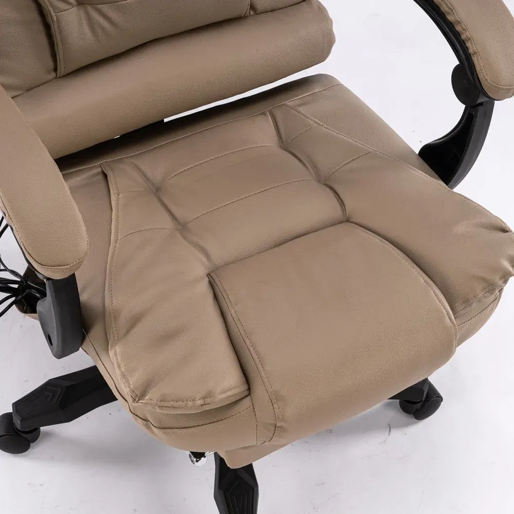 8 Point Massage Chair Executive Office Computer Seat Footrest Recliner Pu Leather Price