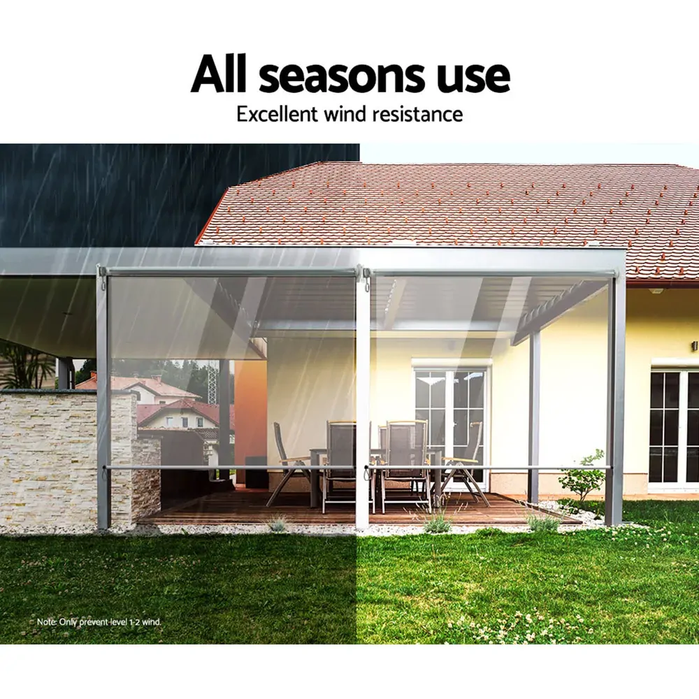 Outdoor Blind Roll Down Awning Canopy Shade Retractable Window Price