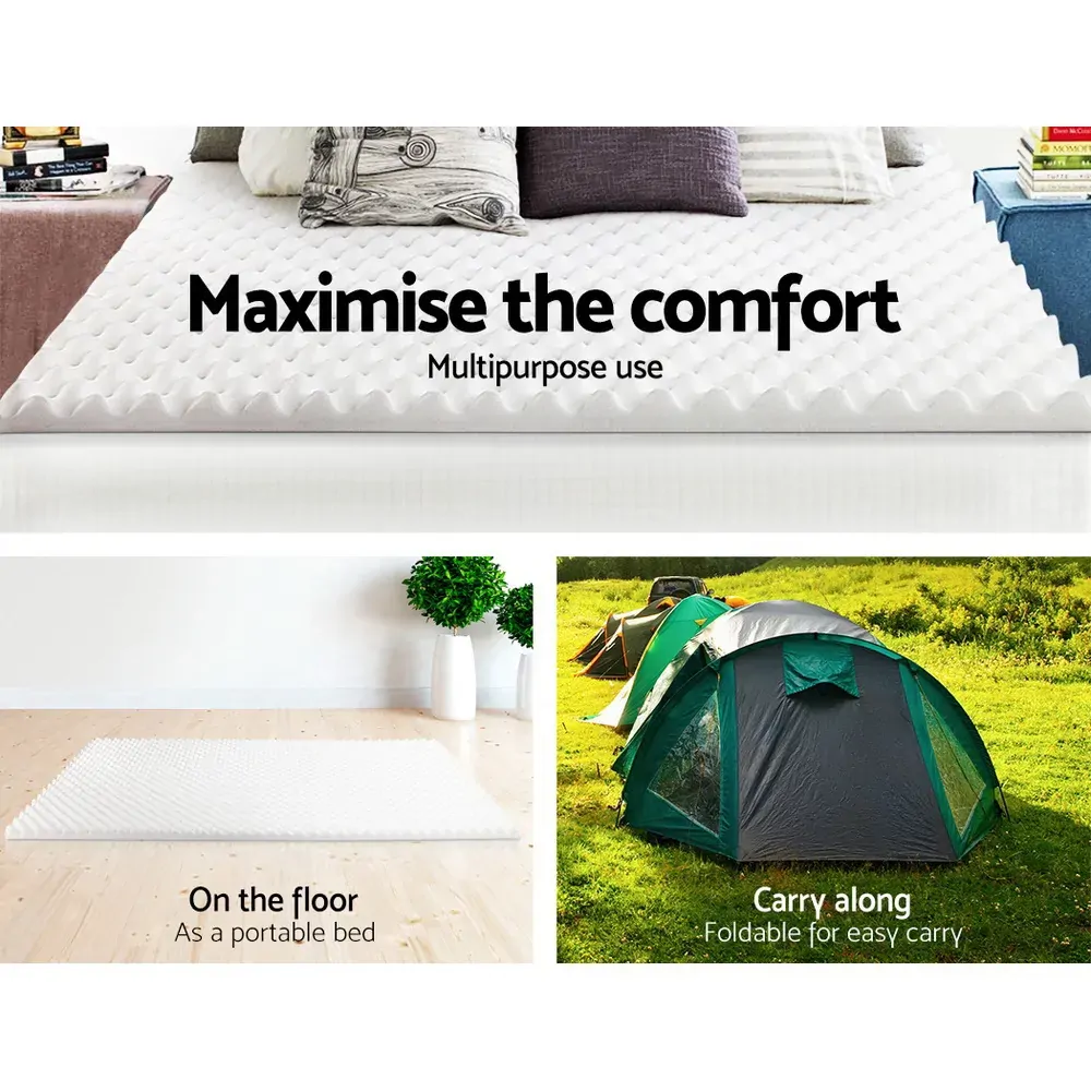 Bedding Mattress Topper Egg Crate Foam Toppers Bed Protector Underlay Price