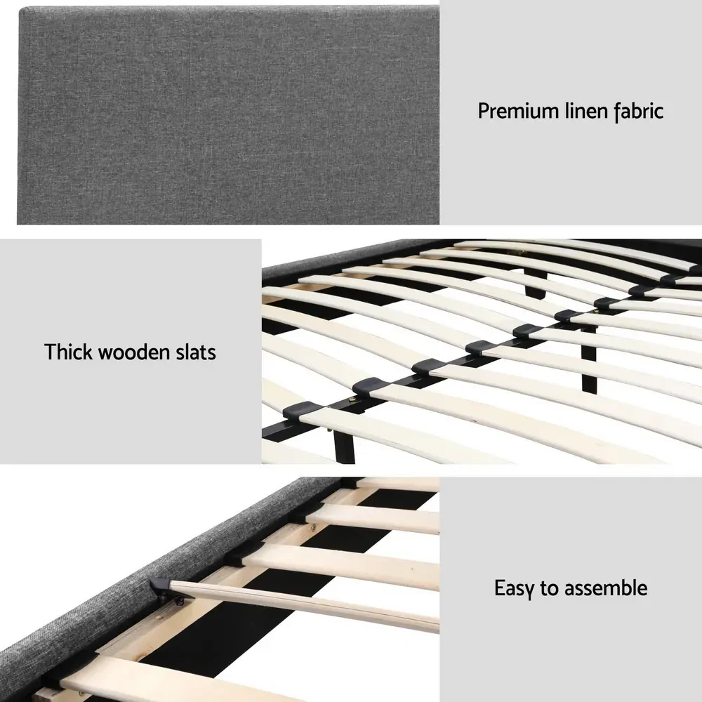 Nurom Bed Frame Fabric Price