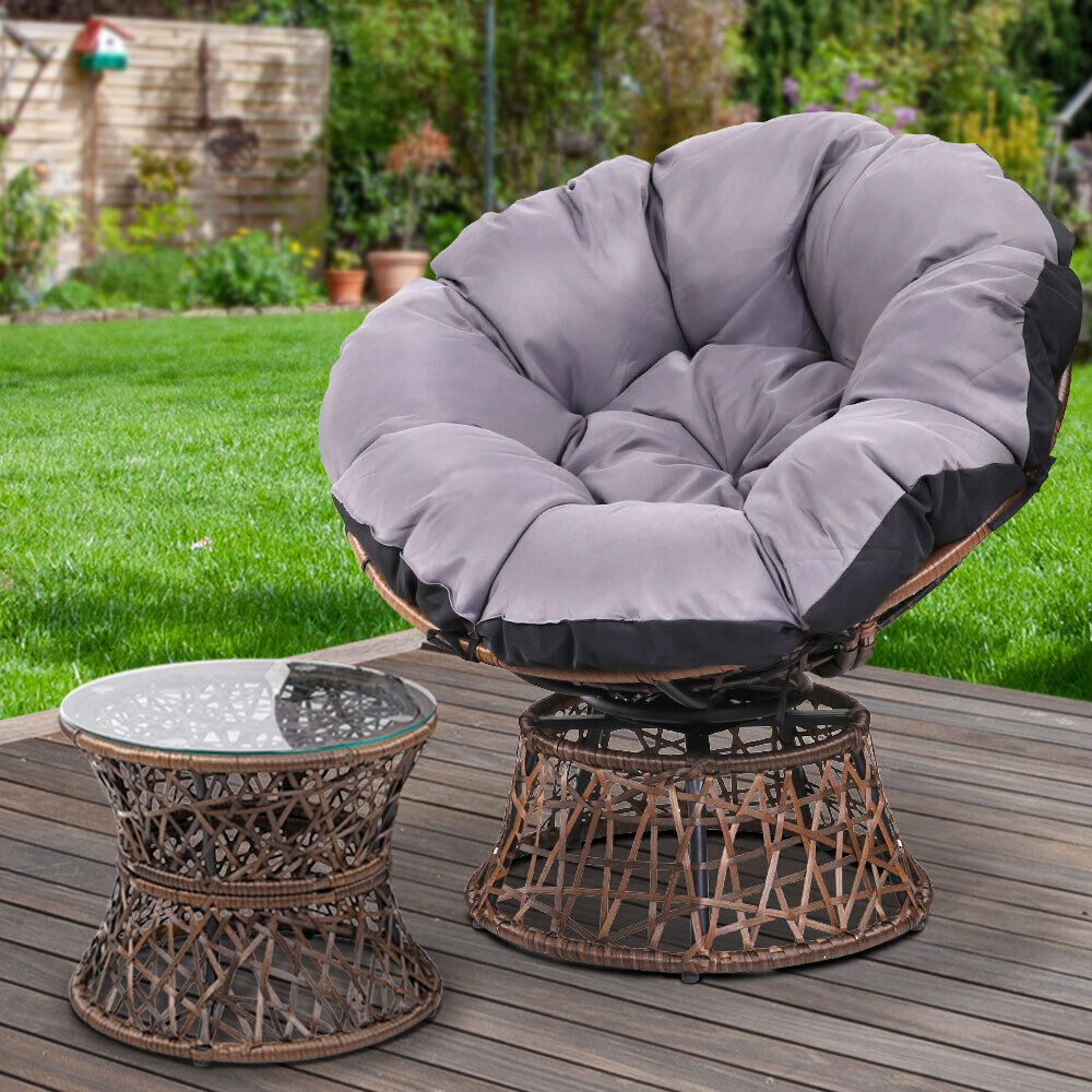 Outdoor Papasan Chairs Lounge Setting Patio Furniture Wicker Price