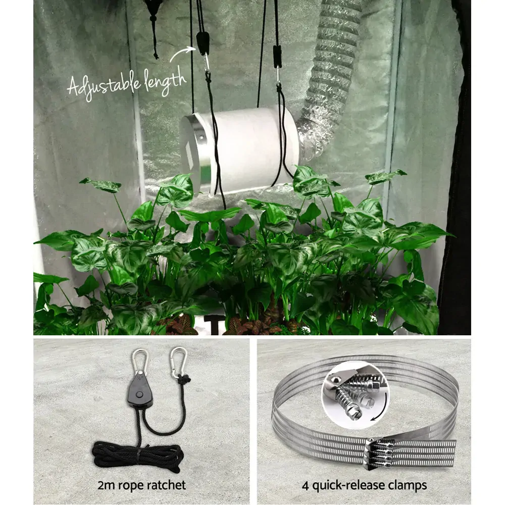 Hydroponics Grow Tent Ventilation Kit Vent Fan Carbon Filter Duct Ducting Price