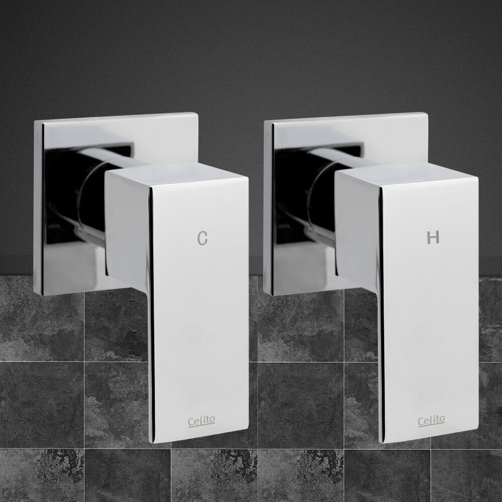 Bathroom Taps Faucet Rain Shower Head Set Hot And Cold Diverter DIY Price