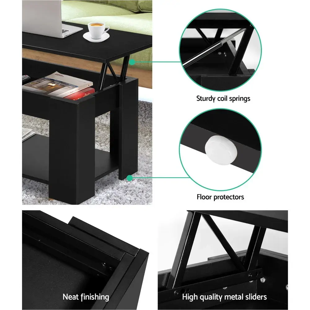 Lift Up Top Coffee Table Storage Shelf Price