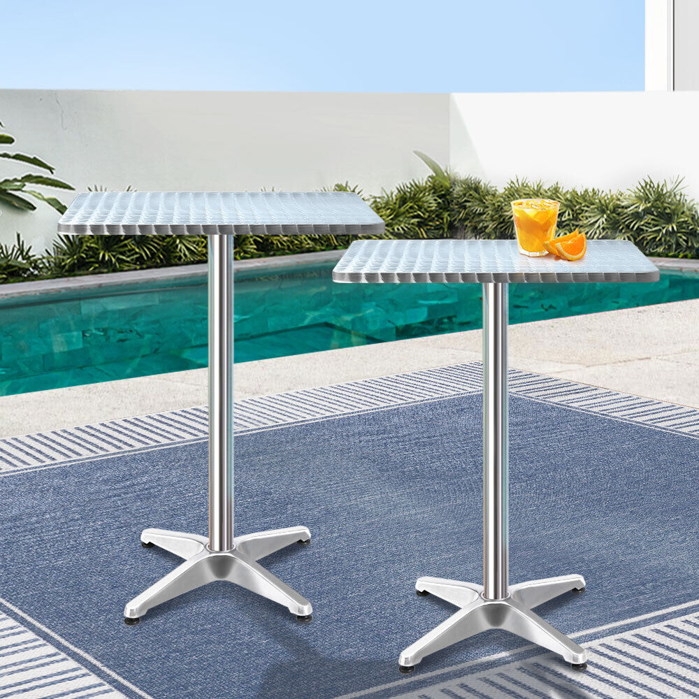 Outdoor Bar Table Indoor Furniture Adjustable Aluminium Price