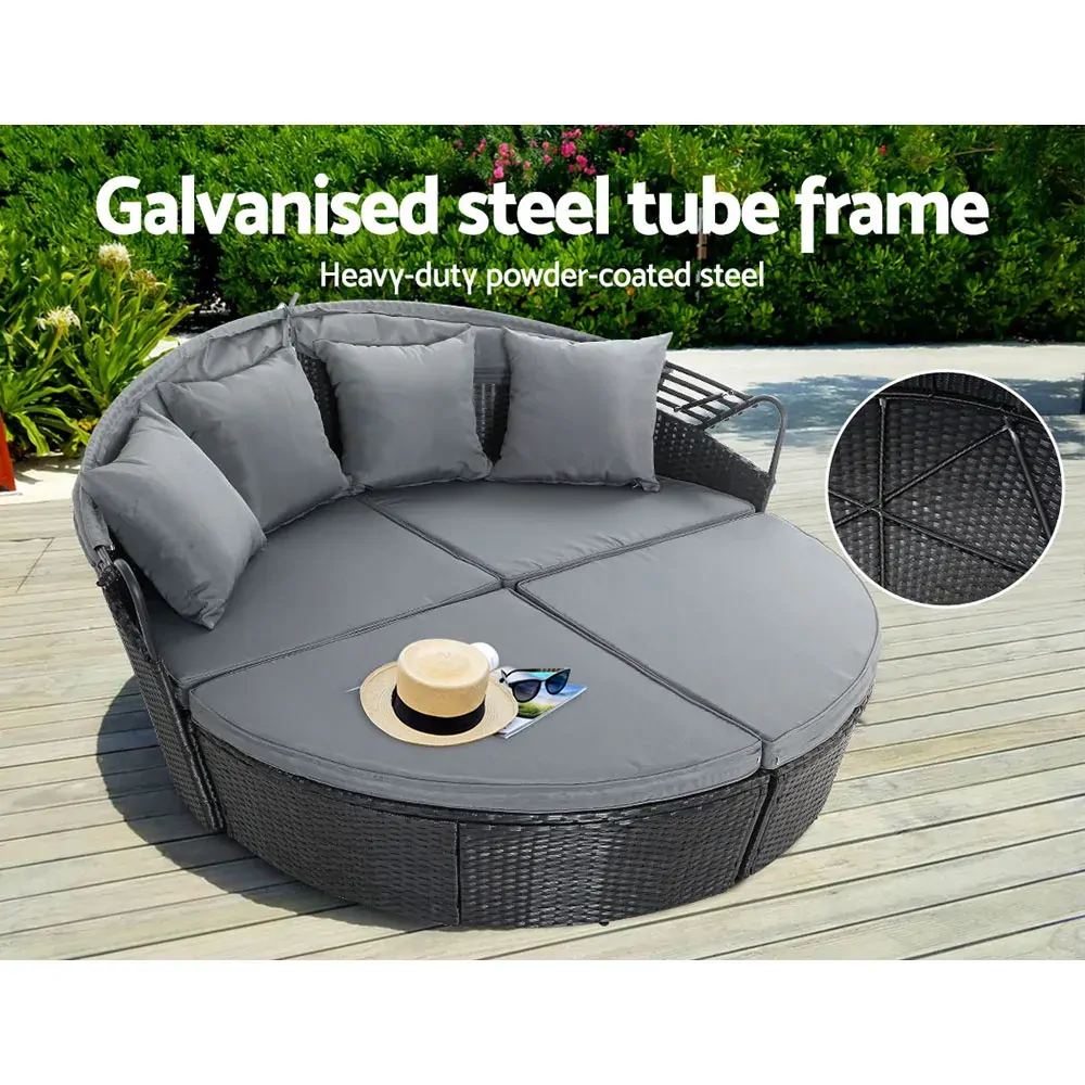 Outdoor Lounge Setting Patio Furniture Sofa Wicker Garden Rattan Set Day Bed Price