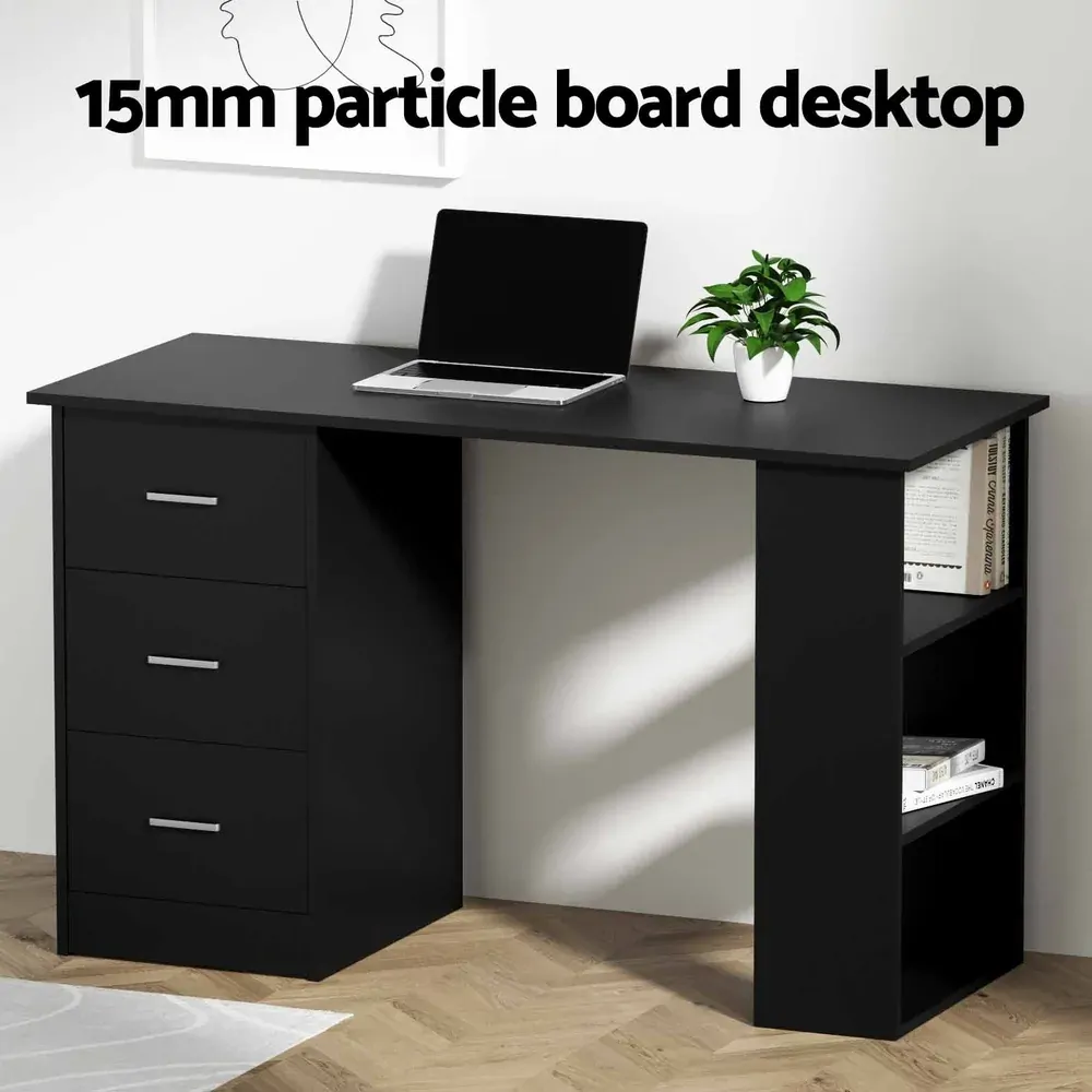 Office Computer Desk Student Study Table Workstation 3 Drawers 120cm Price