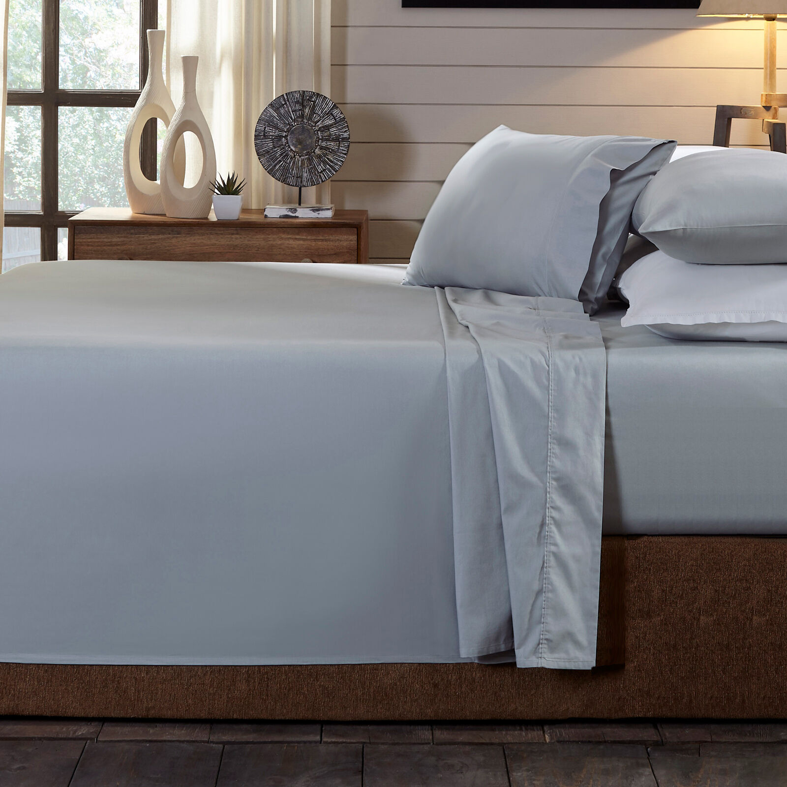 250TC Organic 100% Cotton Sheet Set 4 Piece Luxury Hotel Style Price