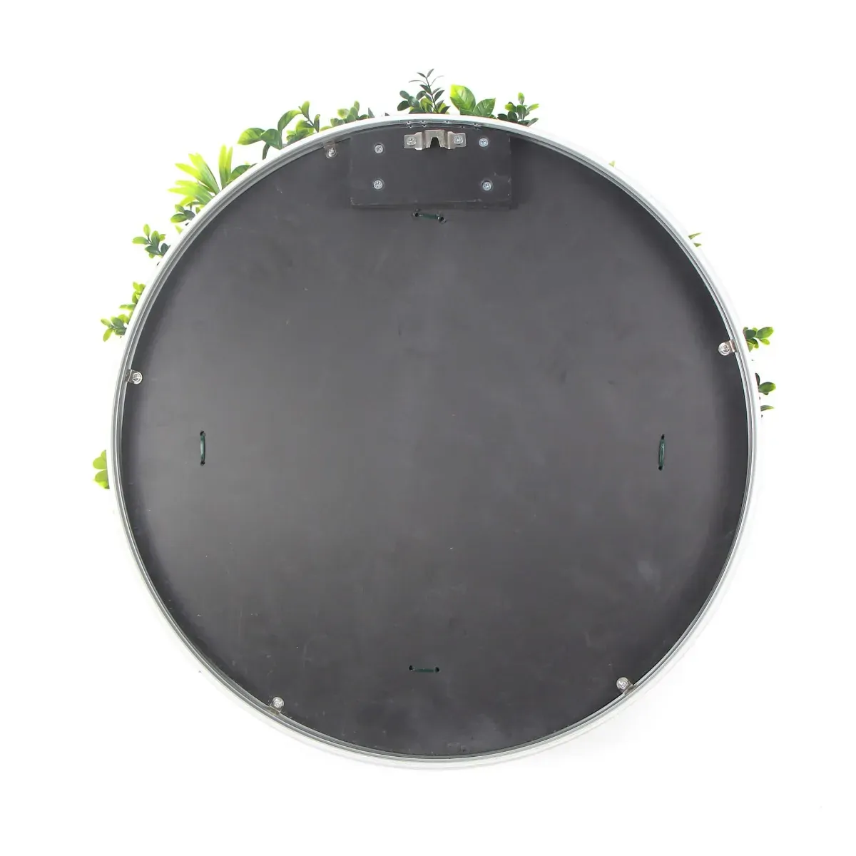 Flowering White Artificial Green Wall Disc UV Resistant 50cm Price