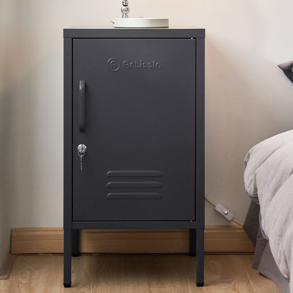 Metal Locker Storage Shelf Filing Cabinet Cupboard Bedside Table Price