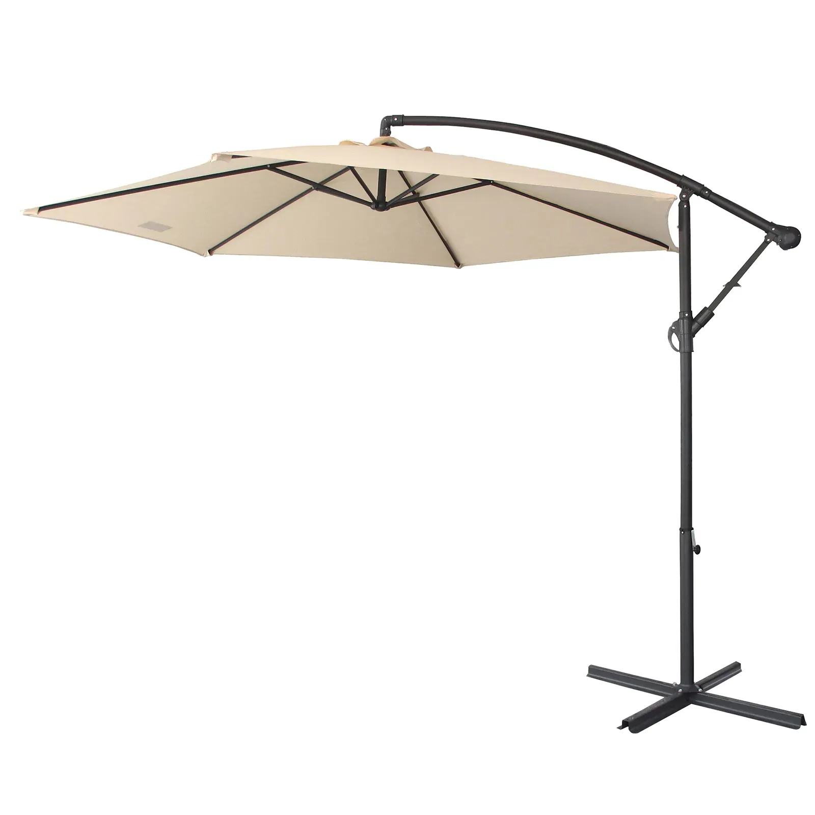 3M Outdoor Umbrella Cantilever With Protective Cover Patio Garden Shade Price