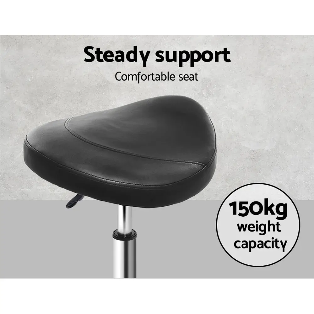 Saddle Salon Stool PU Swivel Barber Hair Dress Chair Hydraulic Lift Price