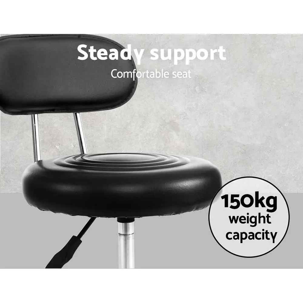 Salon Stool Swivel Chair Backrest Barber Hairdressing Hydraulic Height Price