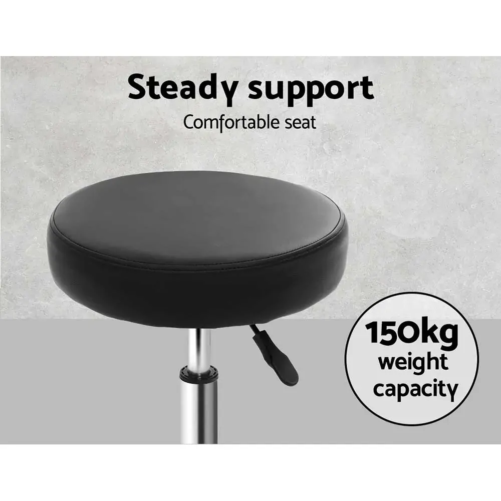 Round Salon Stool PU Swivel Barber Hair Dress Chair Hydraulic Lift Price