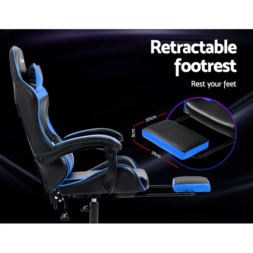 Office Chair Leather Gaming Chairs Footrest Recliner Study Work Price
