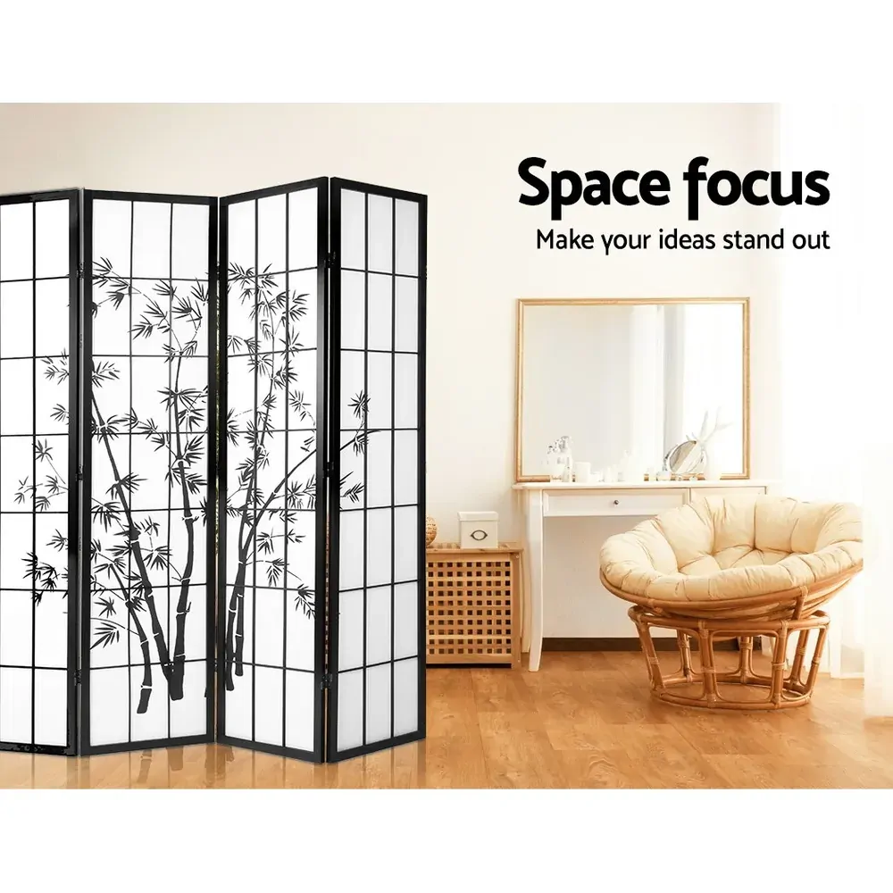 Pleasanton Room Divider Screen Privacy Dividers Pine Wood Stand Black White Price