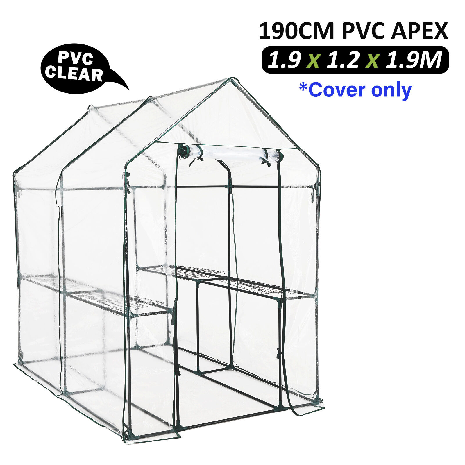 Home Ready Apex Mini Garden Greenhouse Shed PVC Cover Only Price