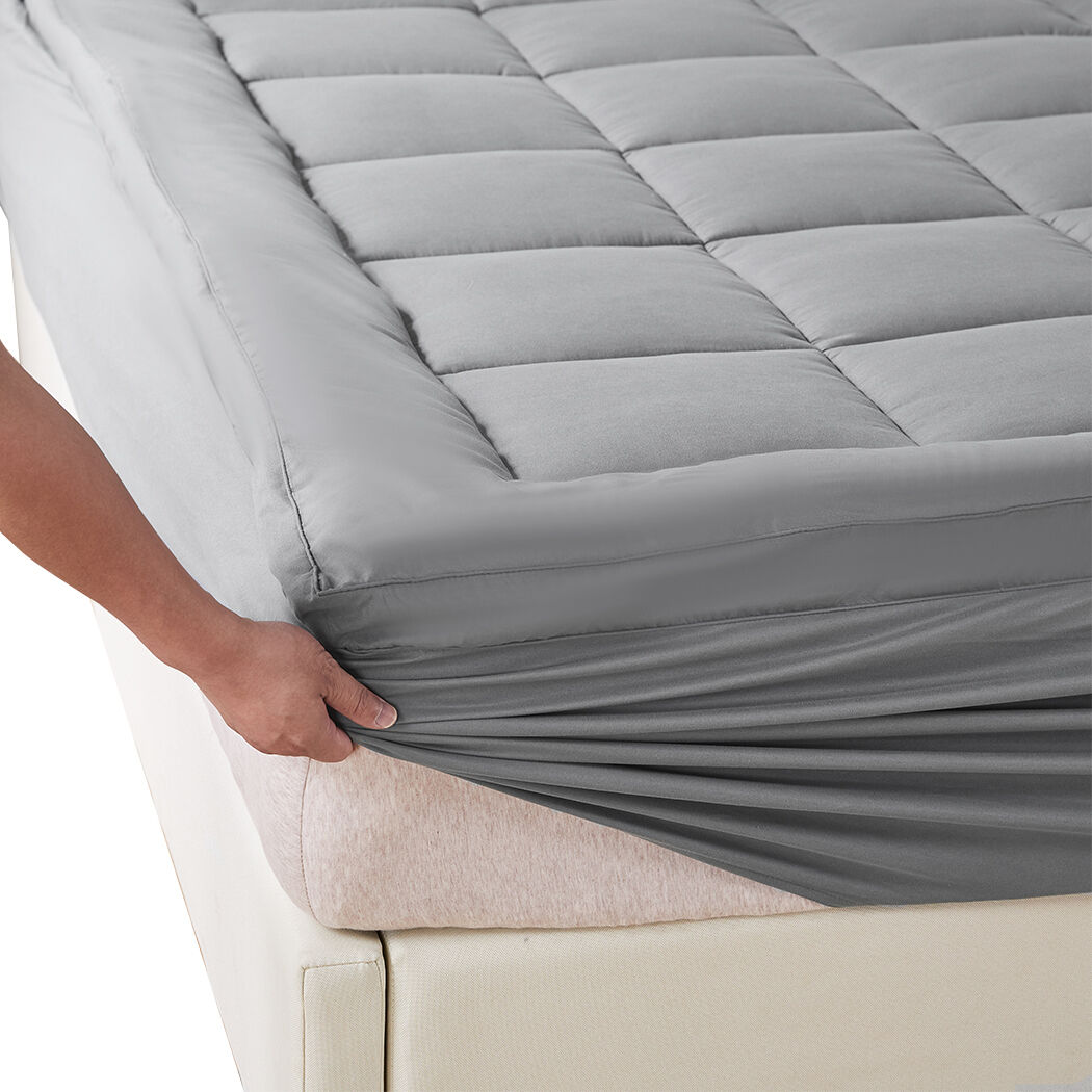 Mattress Topper Bamboo Fibre Luxury Pillowtop Mat Protector Cover Price