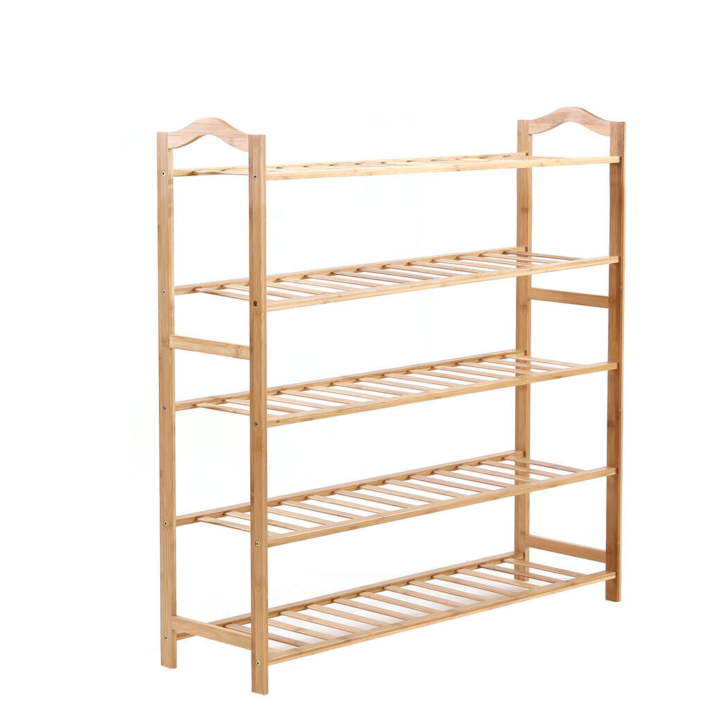 Bamboo Shoe Rack Storage Wooden - Model-2F02F4 Price