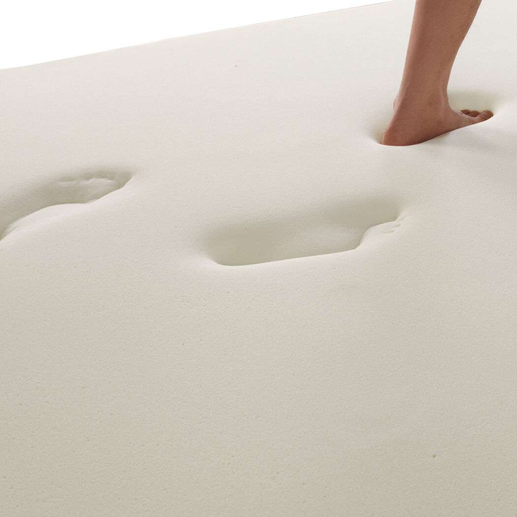 7cm Memory Foam Bed Mattress Topper Polyester Underlay Cover Price