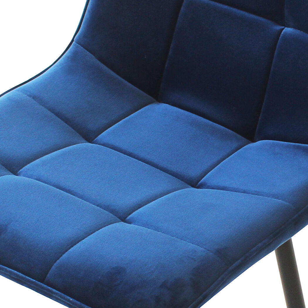 4x Dining Chairs Kitchen Table Chair Lounge Room Retro Padded Seat Velvet Price
