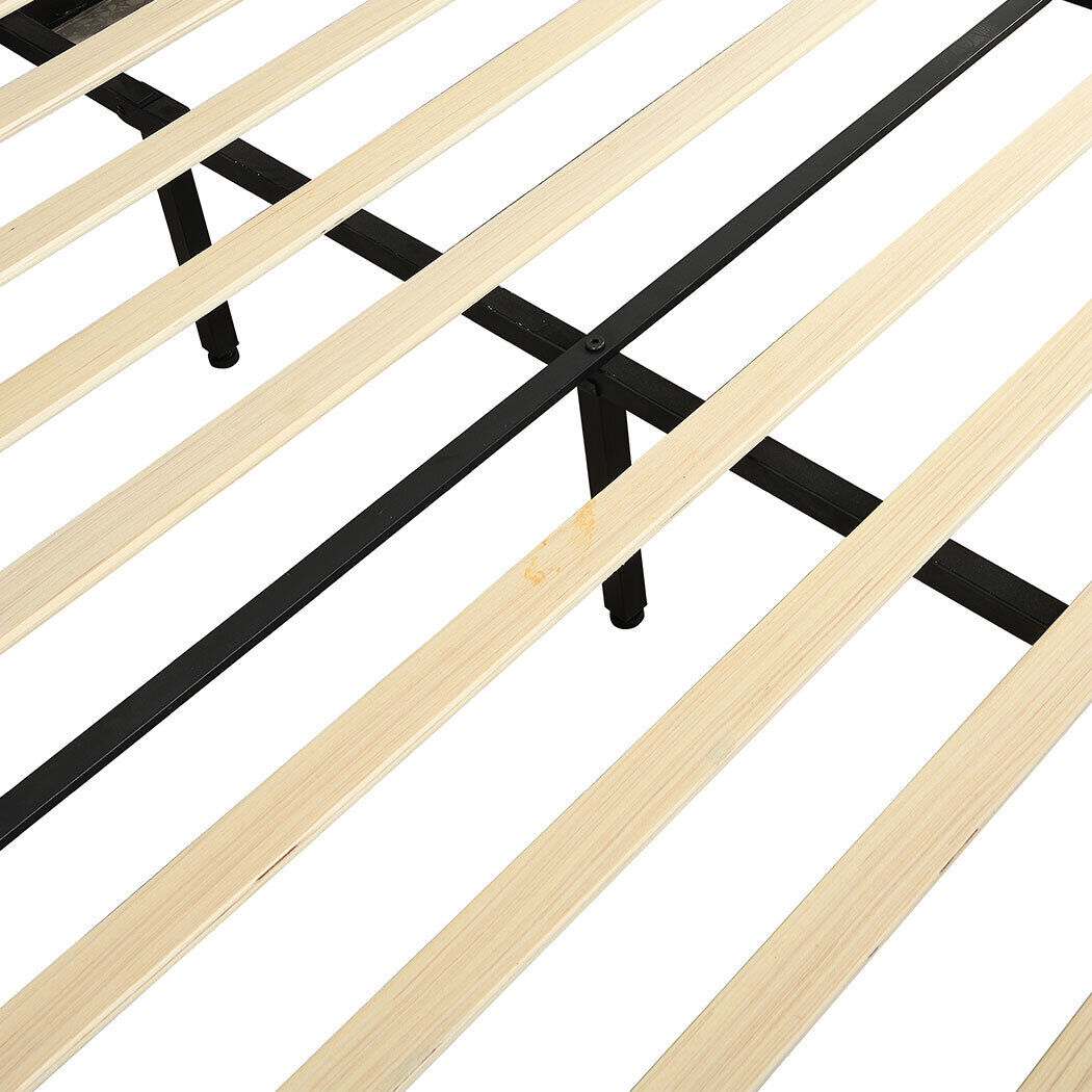 Bed Frame Mattress Base Platform Wooden Velevt Headboard Price