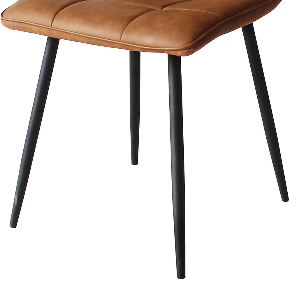 4x Dining Chairs Kitchen Table Chair Lounge Room Padded Seat PU Leather Price