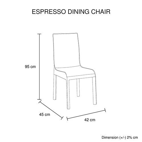 2x Steel Frame Leatherette Medium High Back rest Dining Chairs with Wooden legs Price