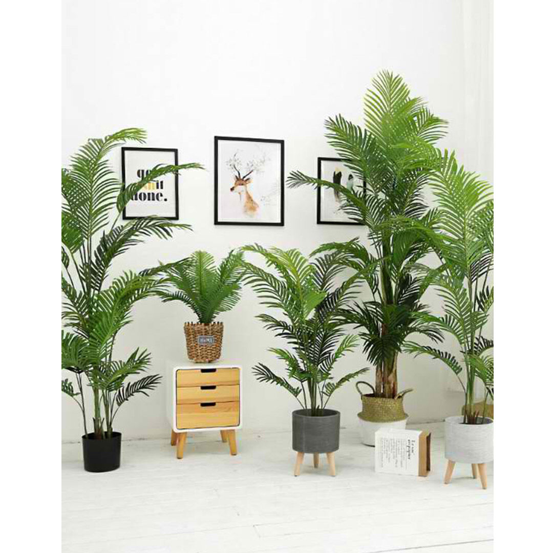 145cm Green Artificial Indoor Swallowtail Sunflower Tree Fake Plant Simulation Decorative Price