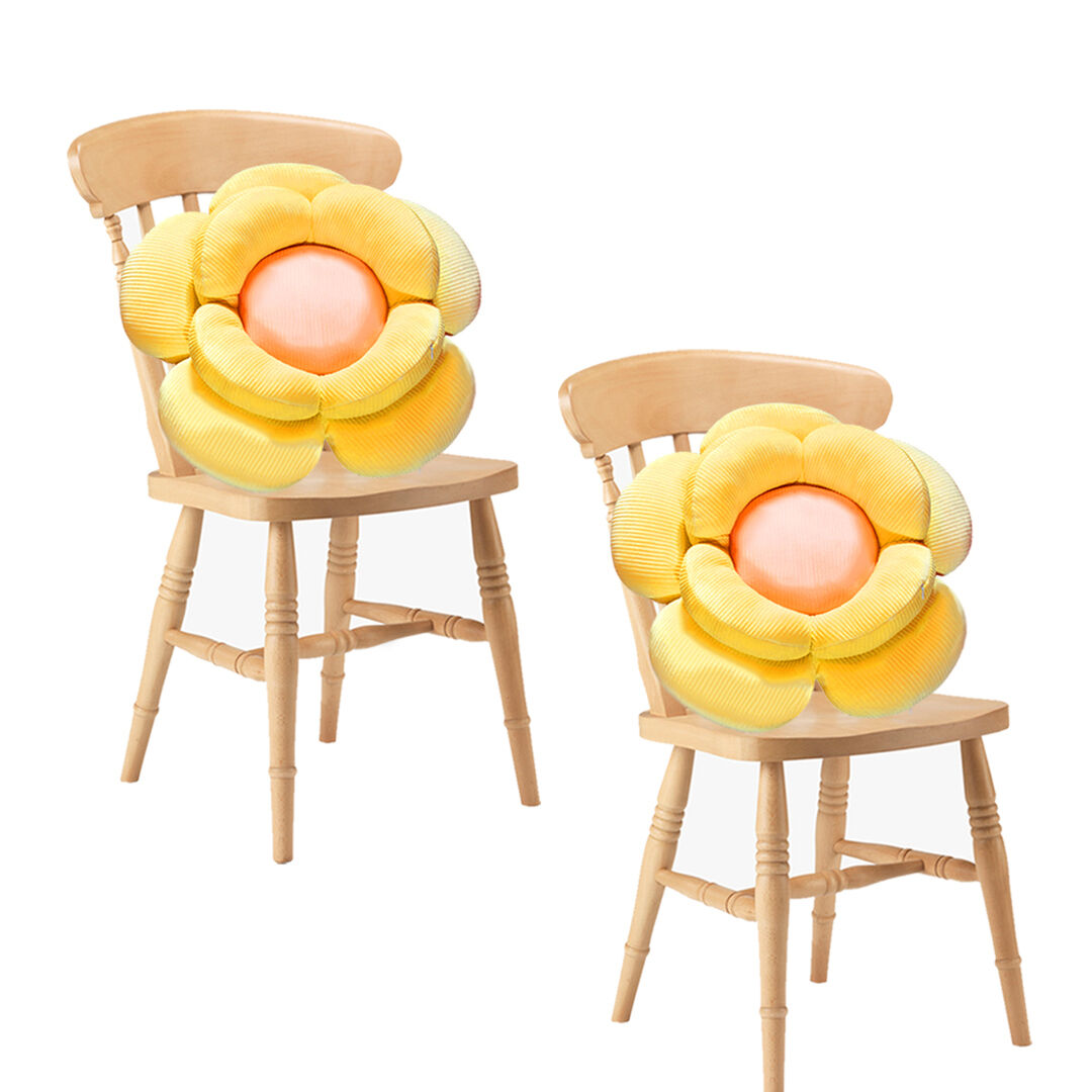 Double Flower Shape Cushion Soft Bedside Floor Plush Pillow Home Decor Price