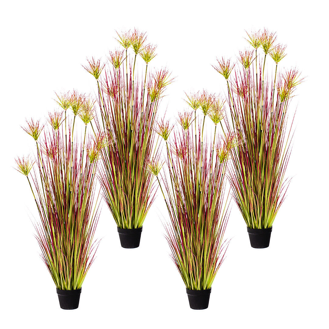 Purple-Red Artificial Indoor Potted Papyrus Plant Tree Fake Simulation Decorative Price