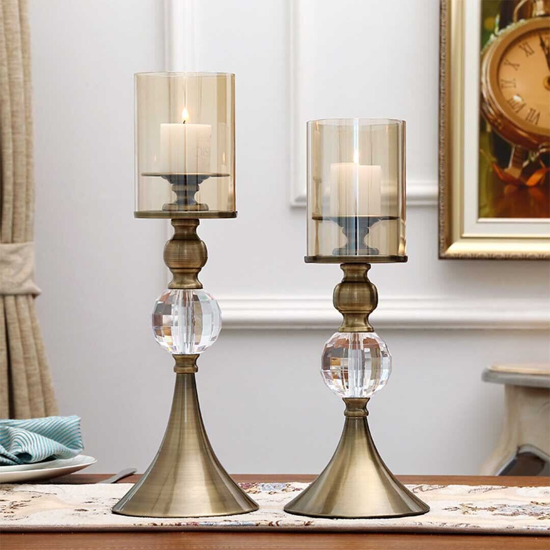 Glass Candle Holder Candle Stand Glass/Metal Price