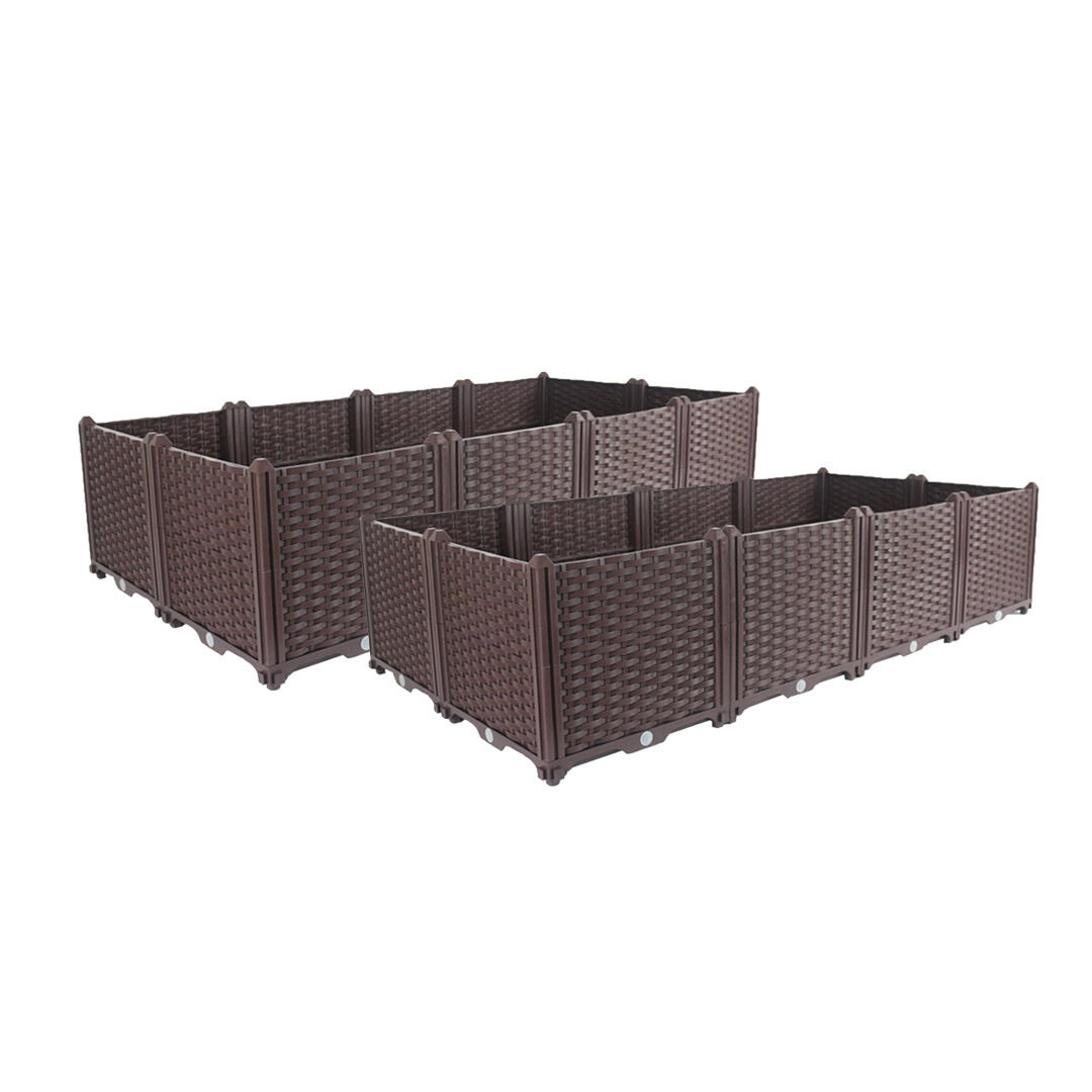 Elevated Raised Garden Bed Plants Vegetable Herb Flower Outdoor Plastic Planter Box Price