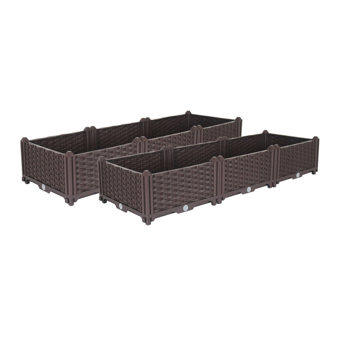 Elevated Raised Garden Bed Plants Vegetable Herb Flower Outdoor Plastic Planter Box Price